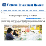 Plastic packagers looking to Vietnam