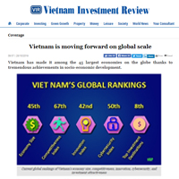 Vietnam among world's 45 largest economies