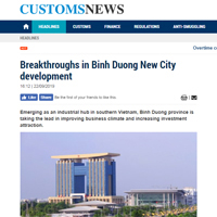 Breakthroughs in Binh Duong New City development